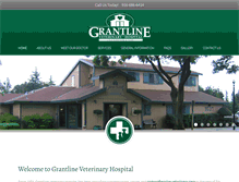 Tablet Screenshot of grantlinevet.com